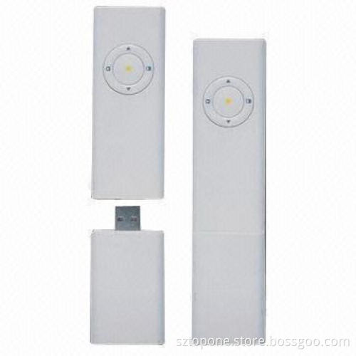 Laser Presenter with Page Up and Down Function, Black/Full Screen